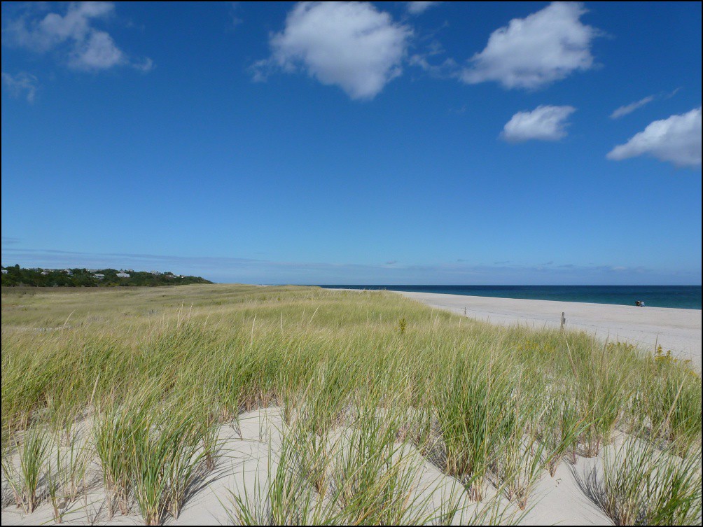Sand dunes at Nauset Beach in Orleans, Massachusetts
